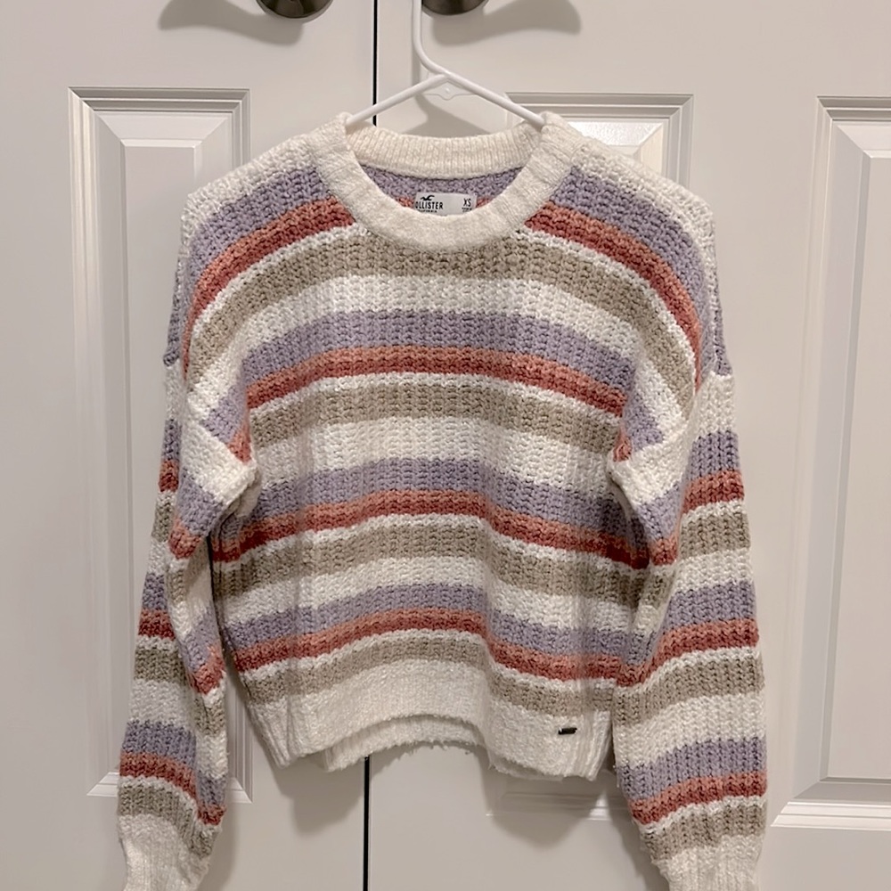 Hollister Pastel Striped Sweater